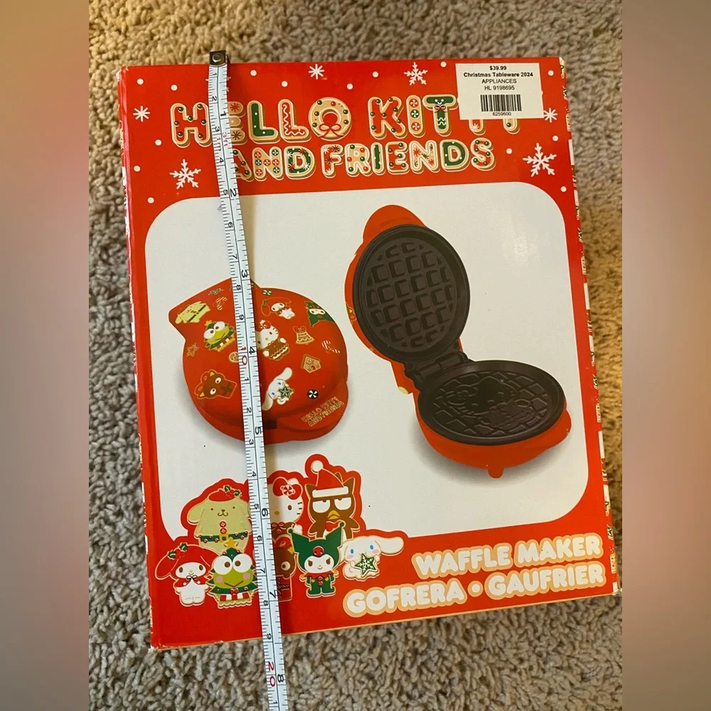 Hello Kitty Red Mini Waffle Maker
